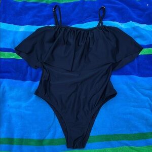 Black One Piece Swimsuit